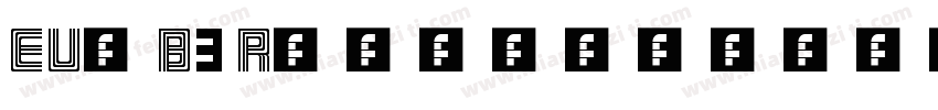 EU-B3 Regular字体转换